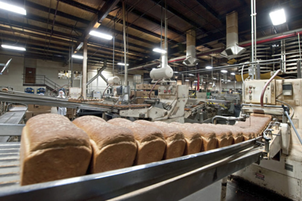 Aunt Millie's bread production line