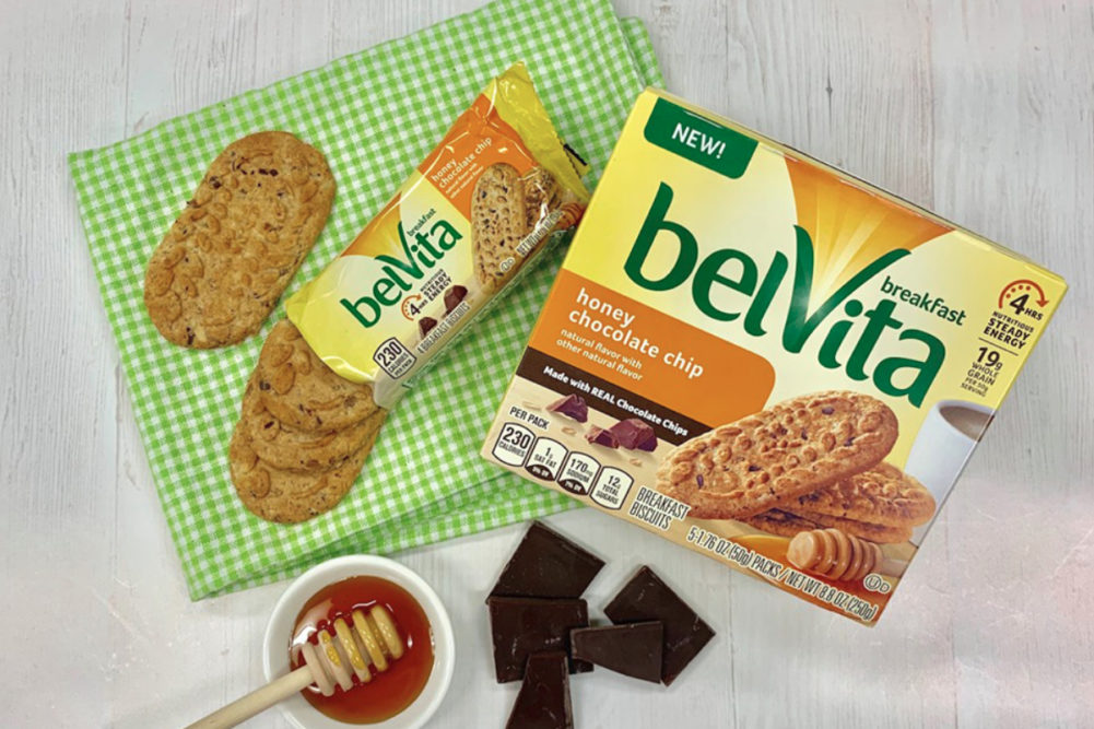 belVita honey chocolate chip breakfast biscuits