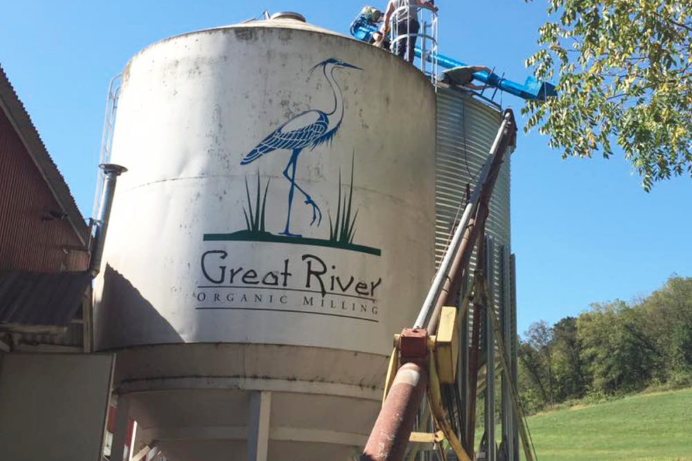 Great River Milling silo, Organic Ventures
