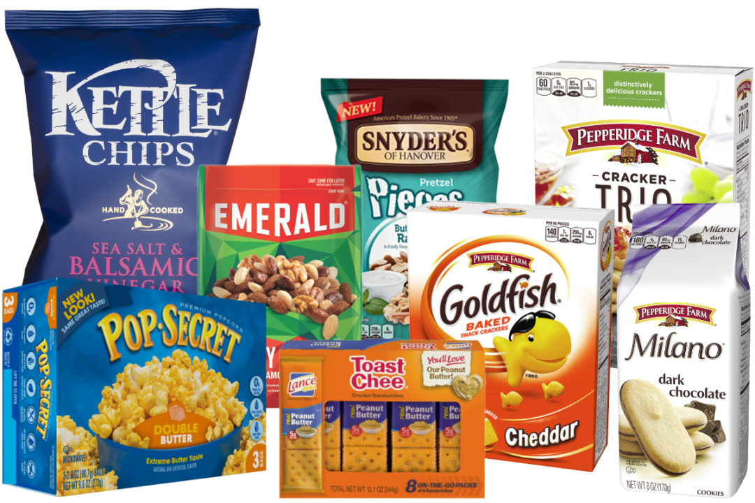 Campbell and Snyders Lance products