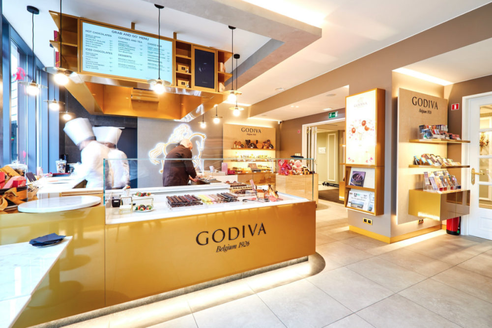 Godiva Chocolatier kitchen