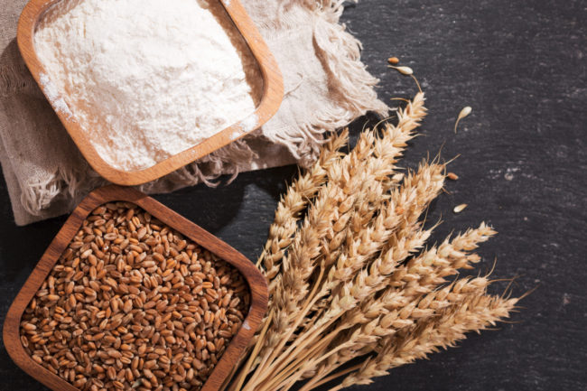 Organic wheat flour