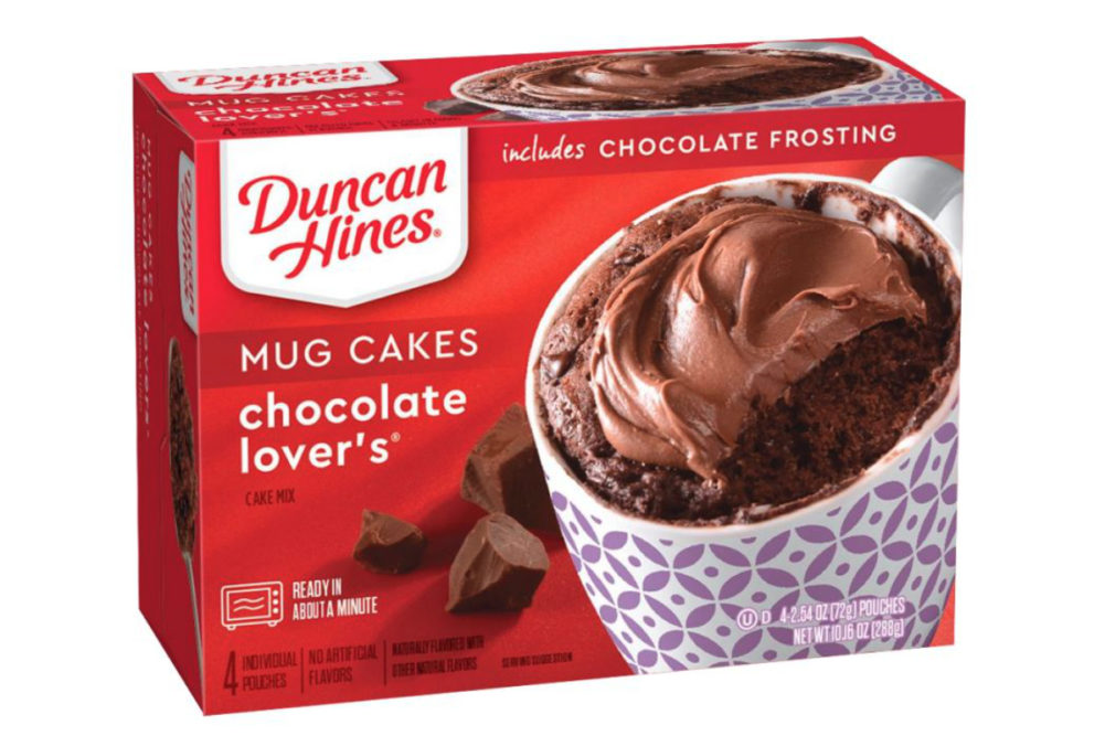 New Duncan Hines mug cakes, Conagra Brands