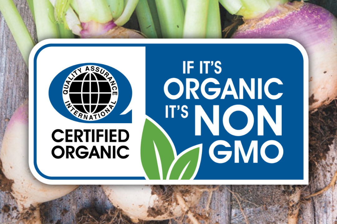 Quality Assurance International organic and non-G.M.O. label