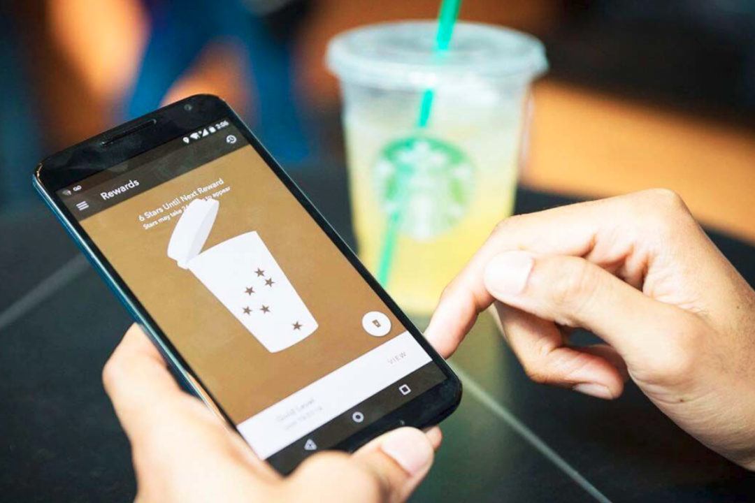 Starbucks Rewards app