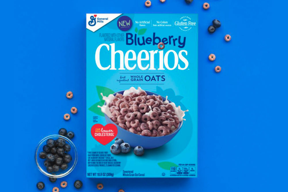 Blueberry Cheerios, General Mills