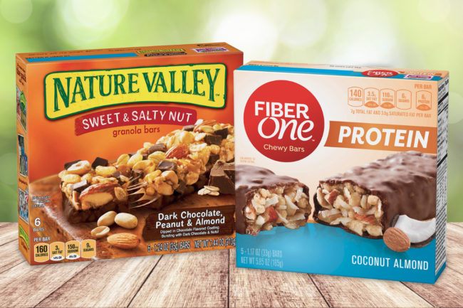 General Mills Nature Valley and Fiber One snack bars