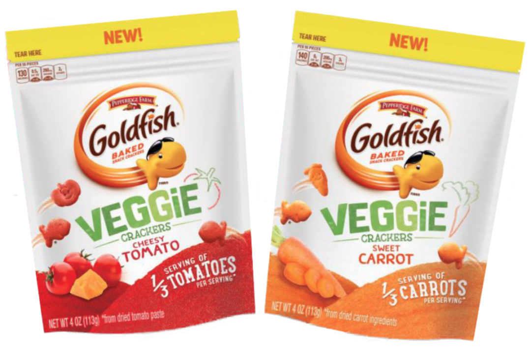 Goldfish veggie crackers