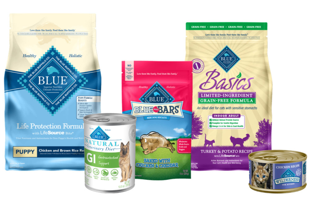 Blue Buffalo pet food products, General Mills