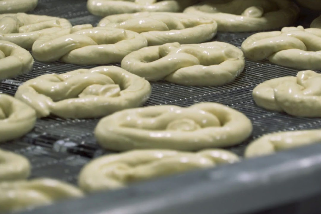 J&J Snack Foods pretzel production line