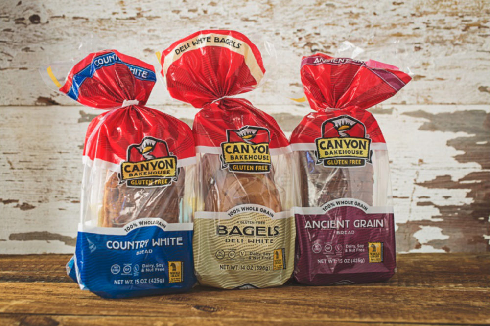 Canyon Bakehouse gluten-free bread, Flowers Foods