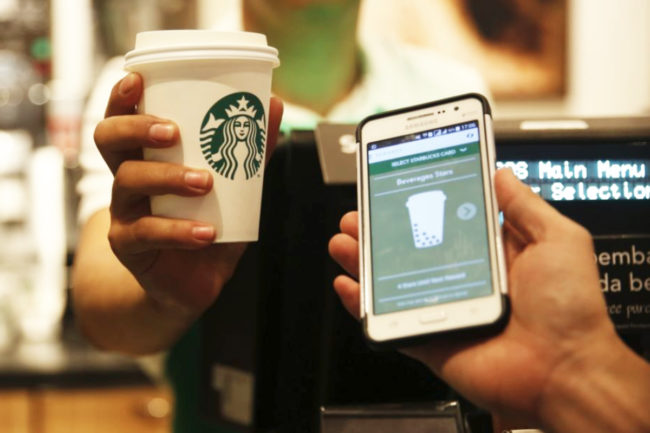 Starbucks mobile platform