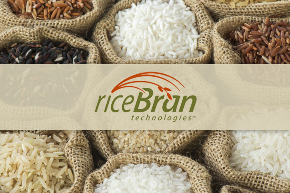 RiceBran Technologies logo and rice