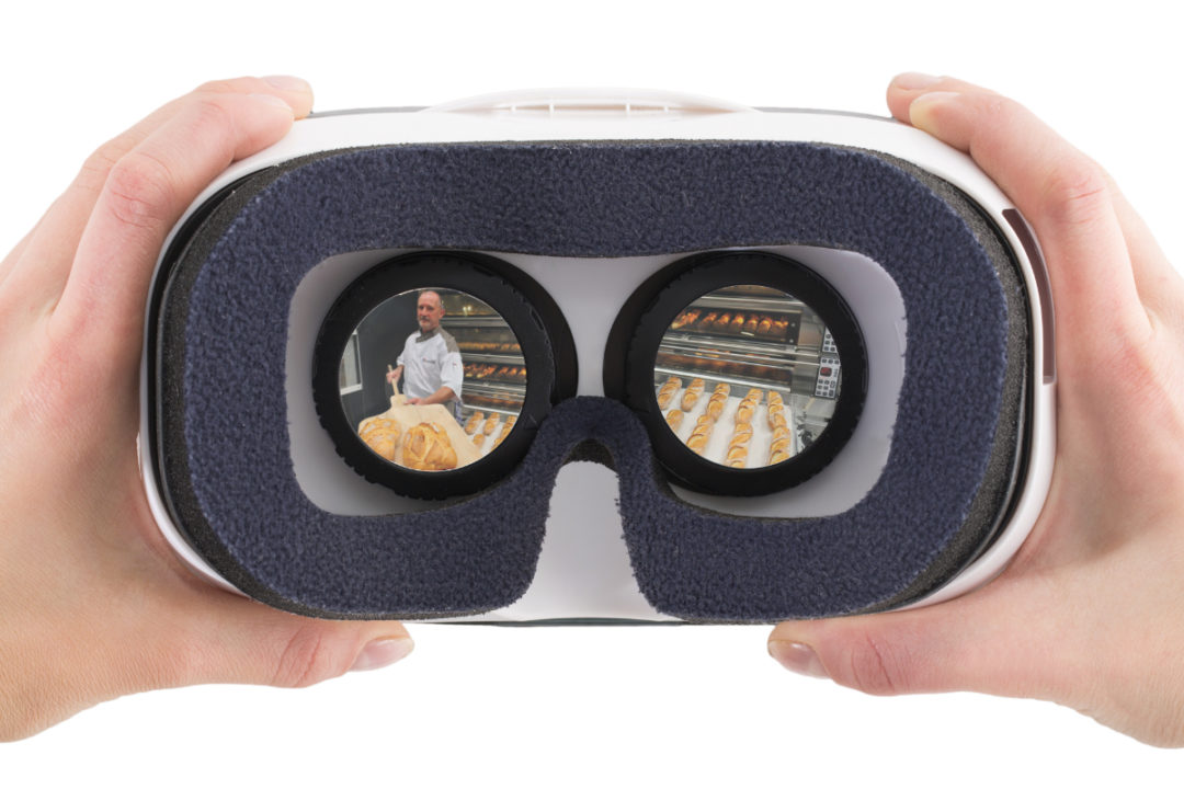 Virtual reality bakery tour