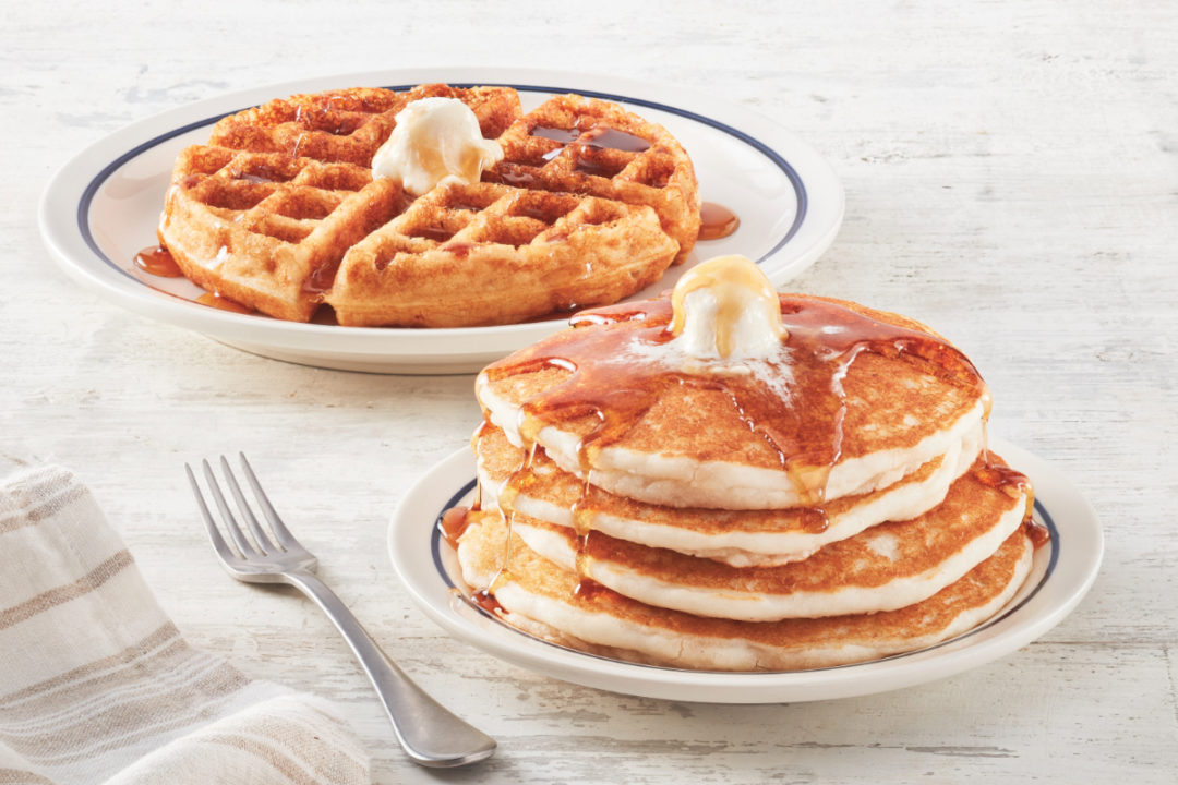 IHOP gluten-friendly pancakes and waffles