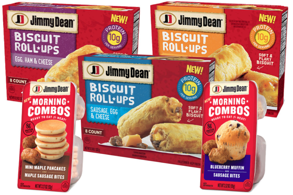 Jimmy Dean Biscuit Roll-Ups and Morning Combos