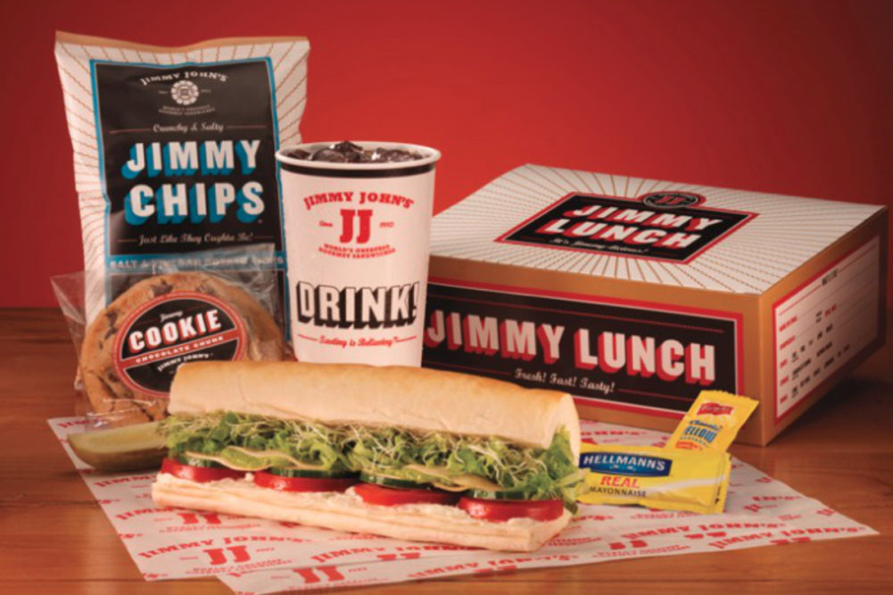 Jimmy John's lunch