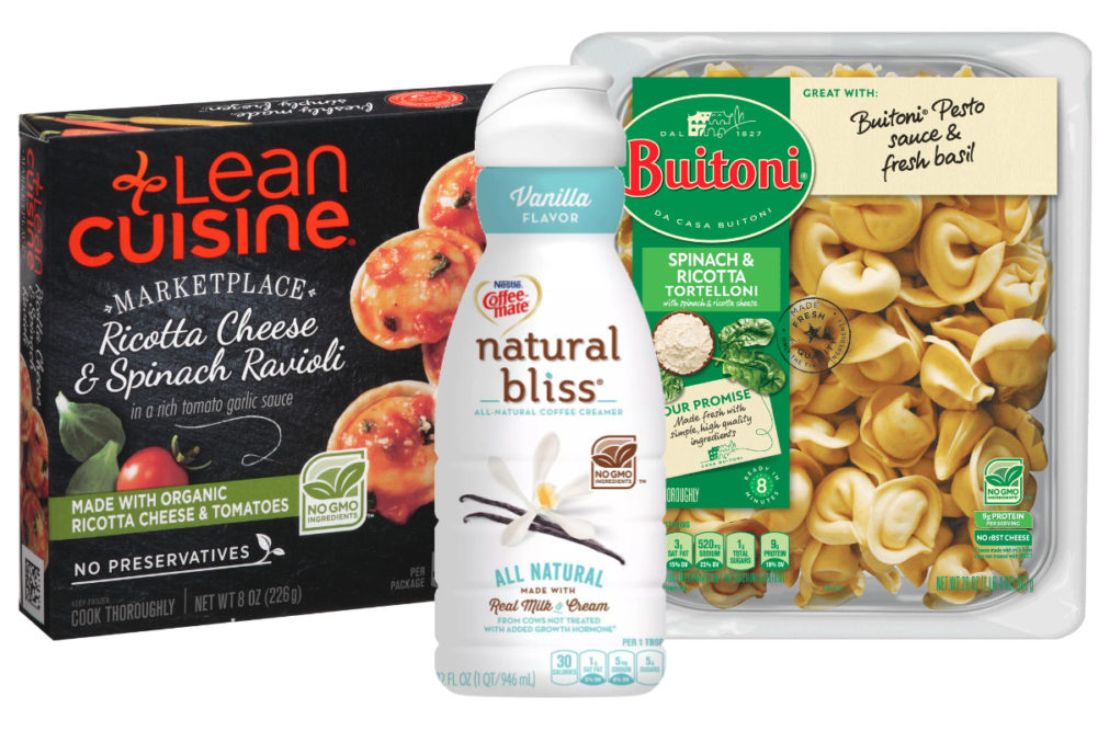 Nestle Non-GMO claims on Lean Cuisine, Coffee-mate and Buitoni products