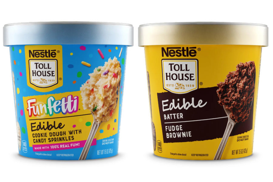 Nestle Toll House Funfetti and brownie batter edible cookie dough