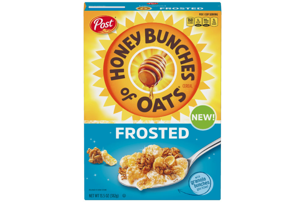 Frosted Honey Bunches of Oats cereal
