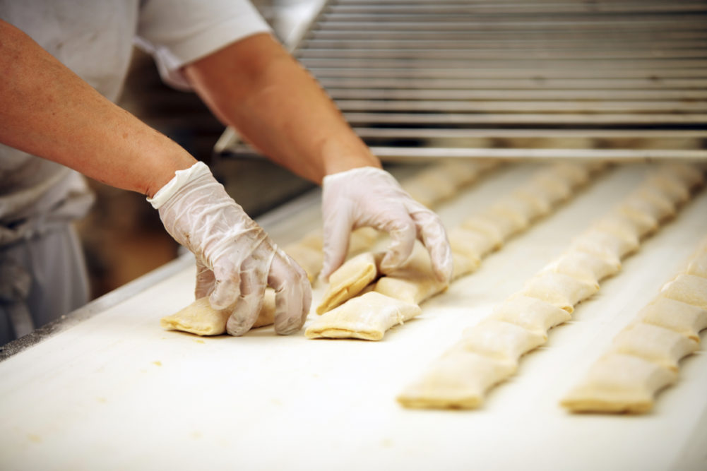 Puff pastry production