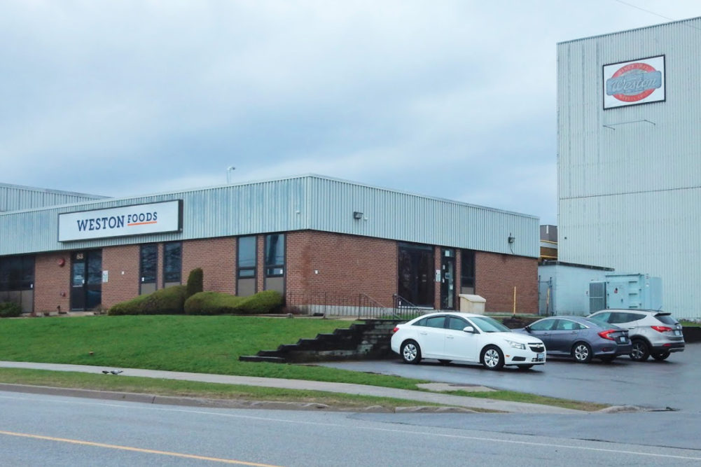 Weston Foods facility in Kingston, Ontario