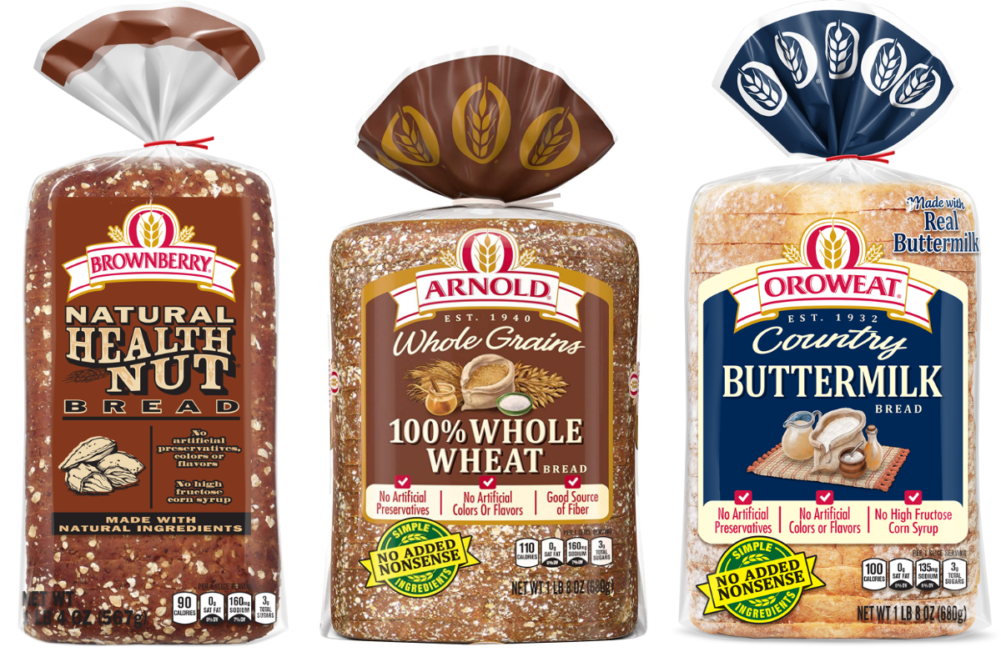 its Arnold, Brownberry and Oroweat organic bread brands