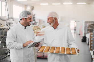 Commercial bakery workers.
