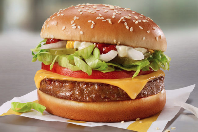McDonald's McPlant plant-based burger