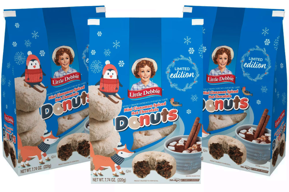 Little Debbie Cinnamon Spiced Hot Chocolate Mini Donuts