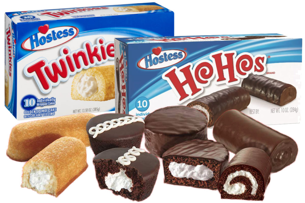 Hostess Twinkies and Ho-Hos