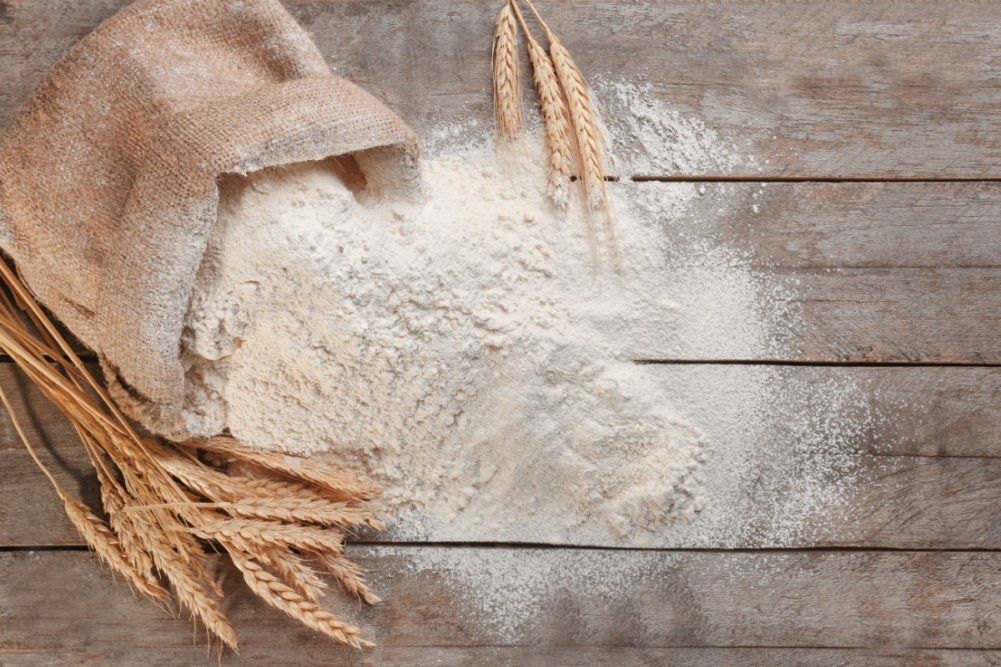 Flour bag spilling