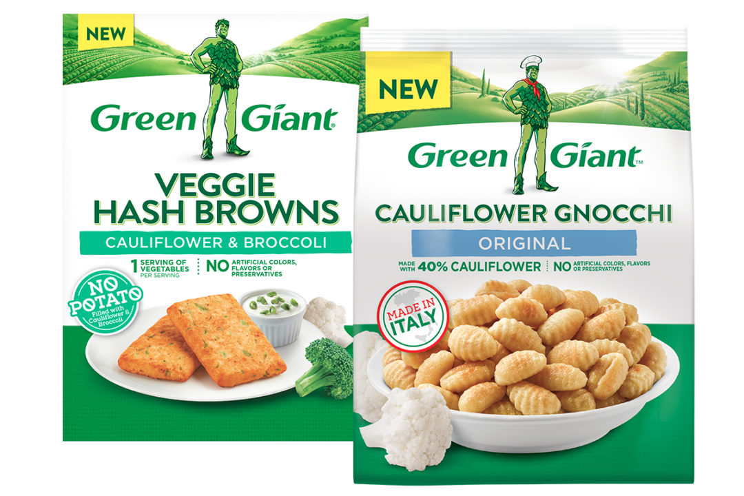 Green Giant cauliflower gnocchi and cauliflower hash browns, B&G Foods, Inc.