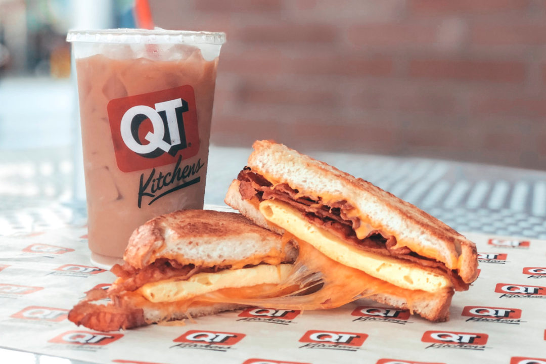 QuikTrip breakfast sandwich