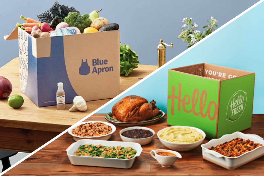 Blue Apron and HelloFresh meal kits