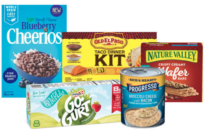General Mills products
