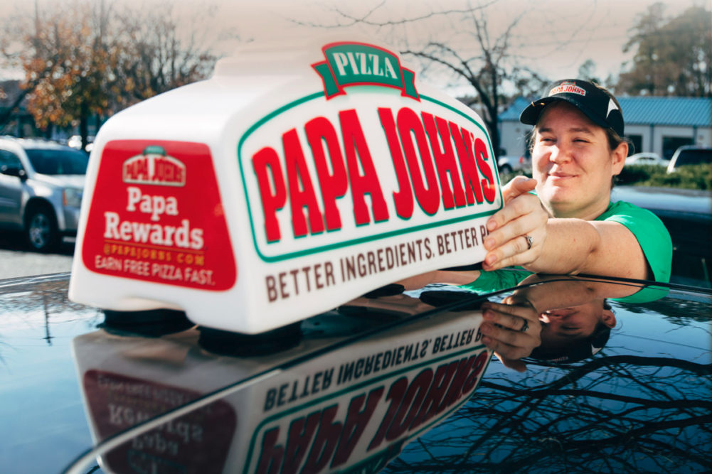 Papa John's delivery driver