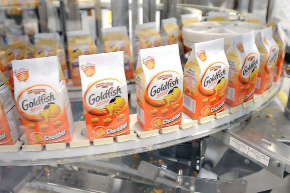 Goldfish crackers production line