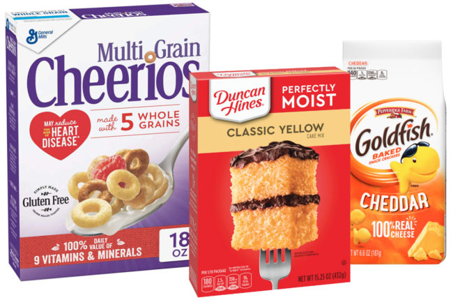 Grain-based foods from General Mills, Conagra Brands and Campbell Soup