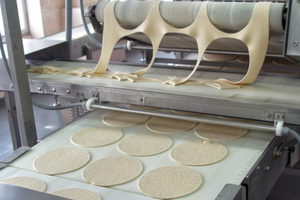 Tortilla production line