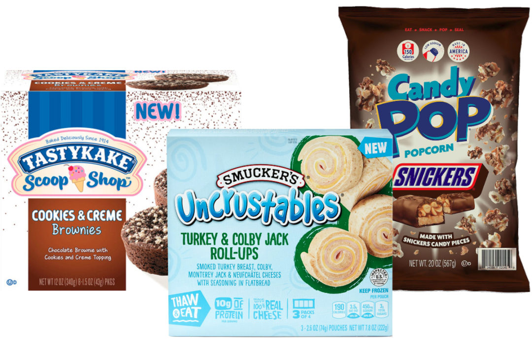 New products from Flowers Foods, Smucker and Candy Pop