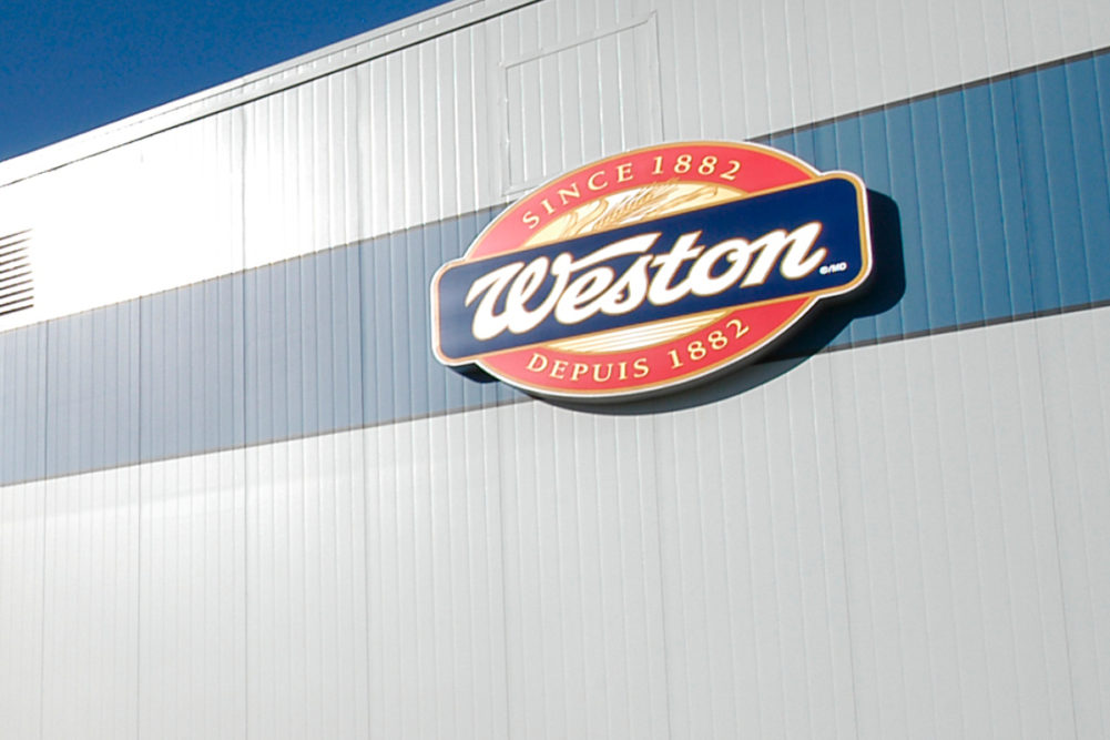 Weston Foods facility sign