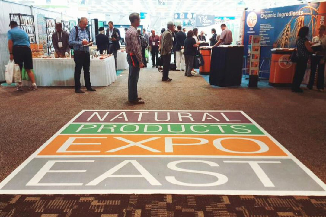 Natural Products Expo East show floor