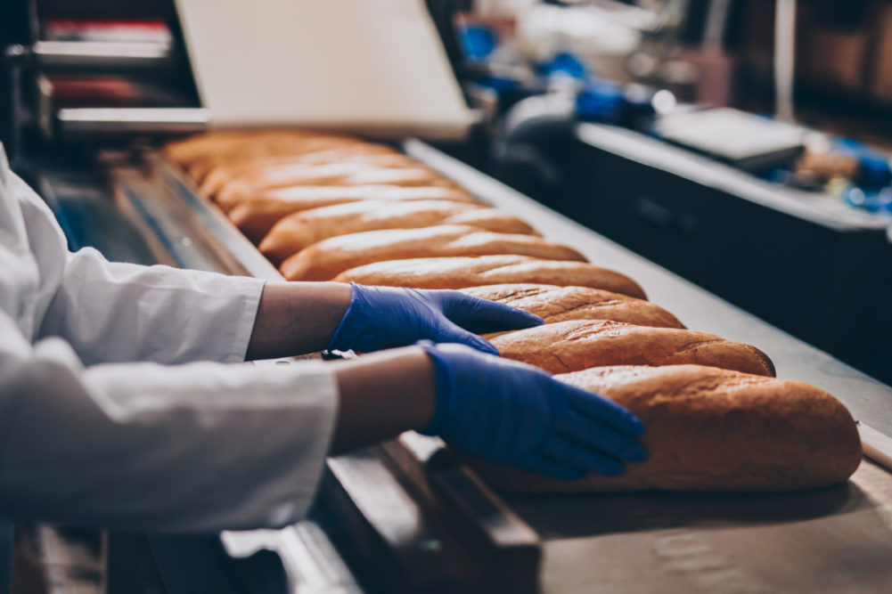 Bread line worker