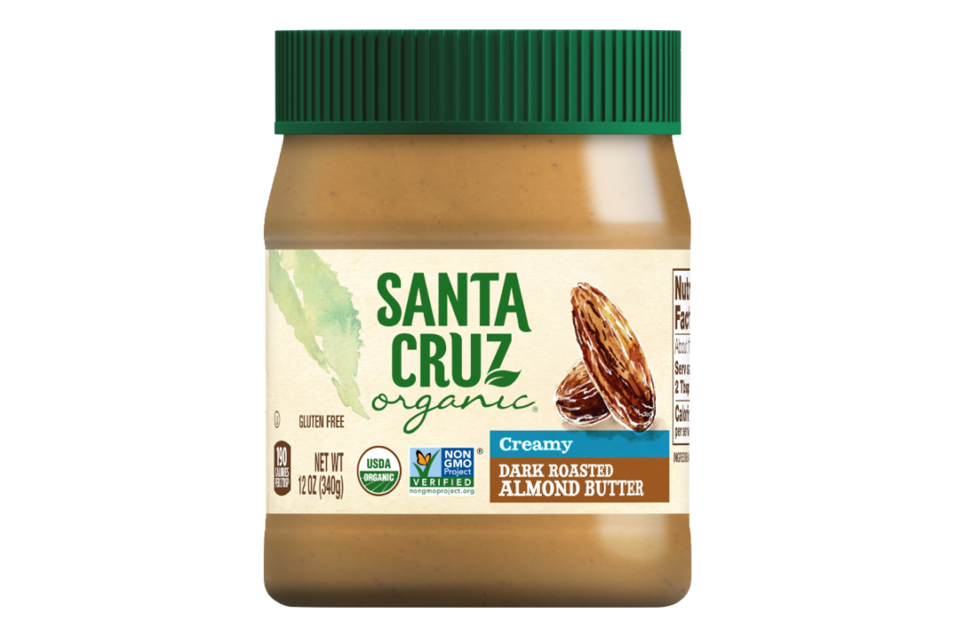 Santa Crus organic peanut butter from the JM Smucker Co.