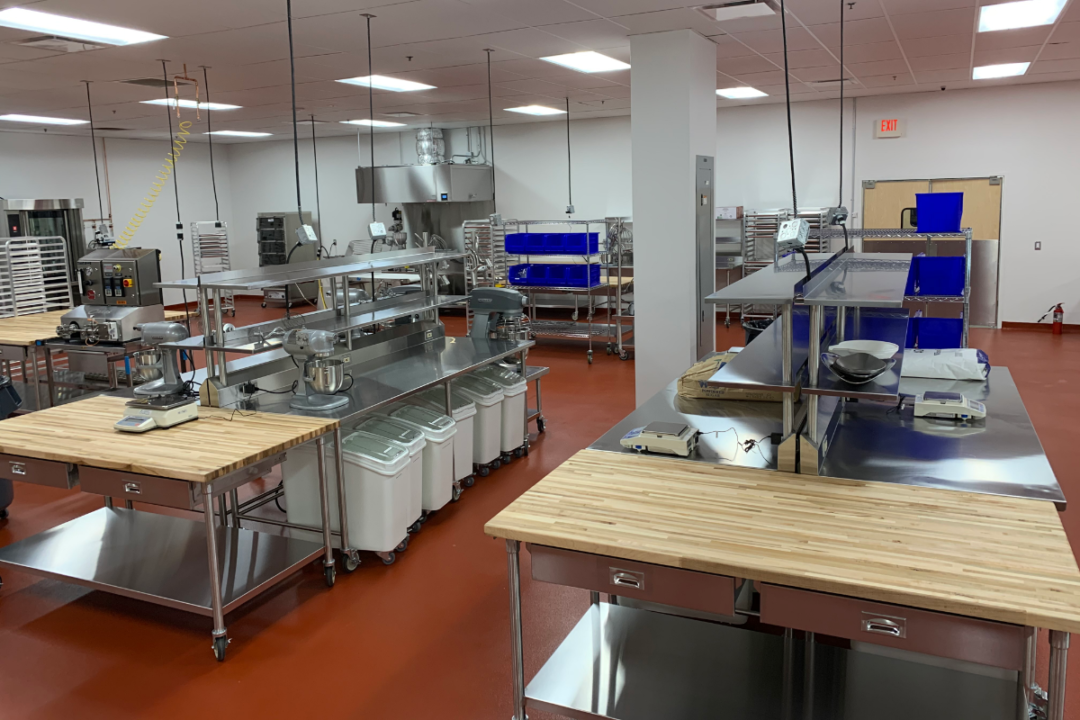 Test kitchen in Hostess Brand's new Innovation Lab