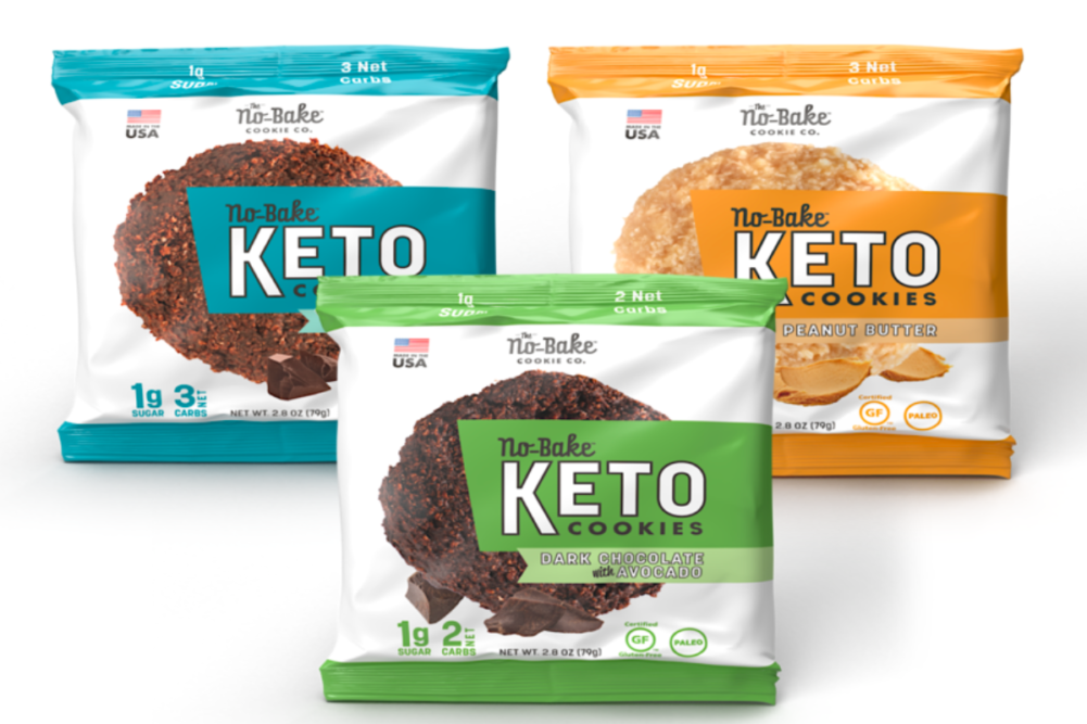 The No-Bake Cookie Co. single-serve keto cookies