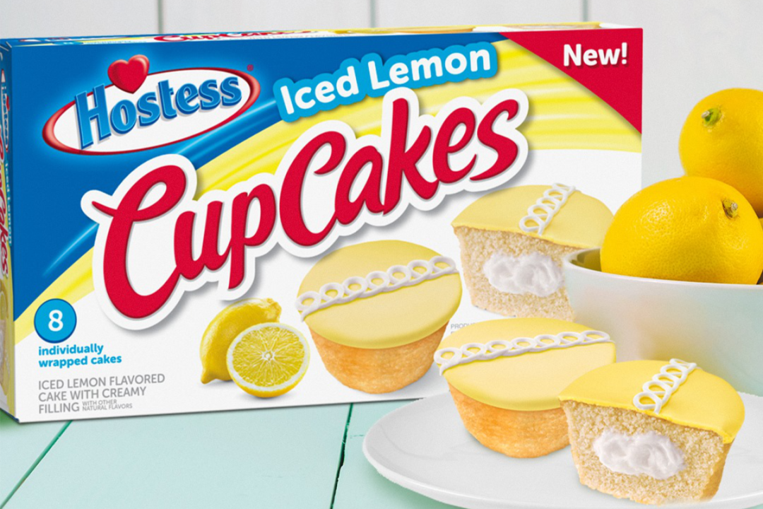 Lemon cupcakes from Hostess Brands