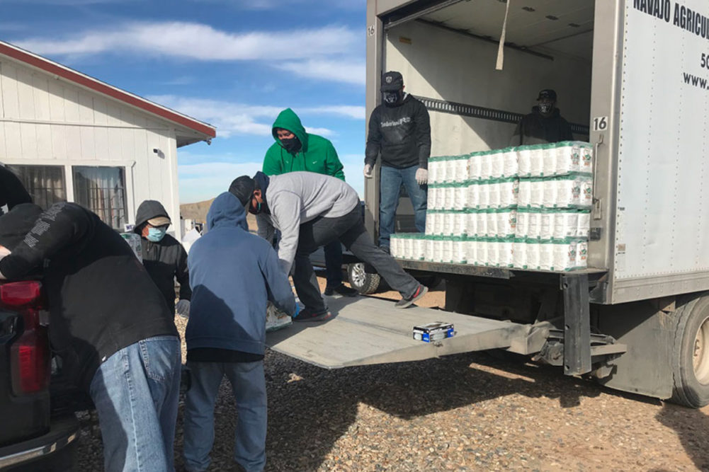 Panhandle Milling donations to Navajo Agricultural Products Industry
