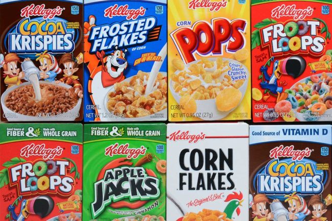 Kellogg's, Cereal Boxes